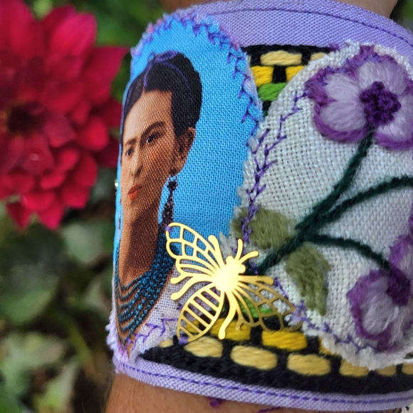 Frida Khalo Boho Cuff Bracelet - Picture 7 of 10